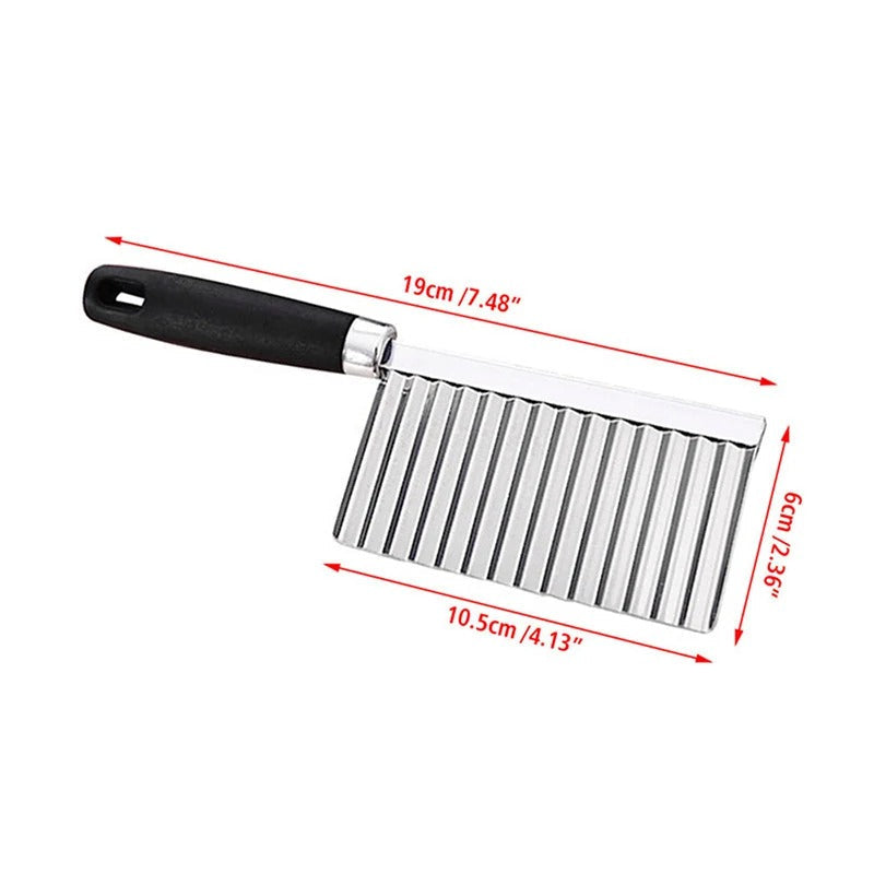 Brehn | Edelstahl Gemüse-Messer - WaveCut