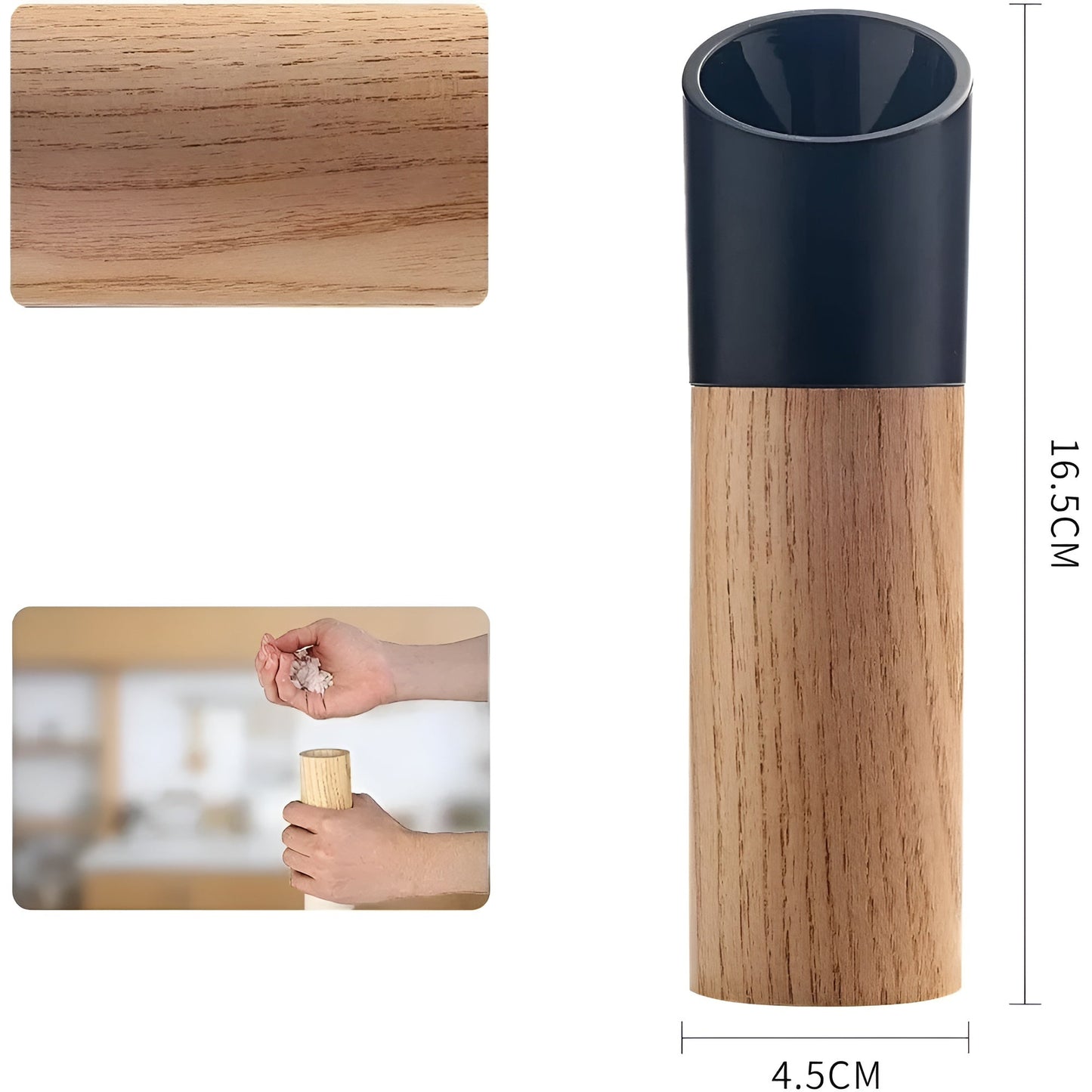 Salz- und Pfeffermühlen-Set – Verstellbare Mühle | Stilvoll für jede Küche | Brehn