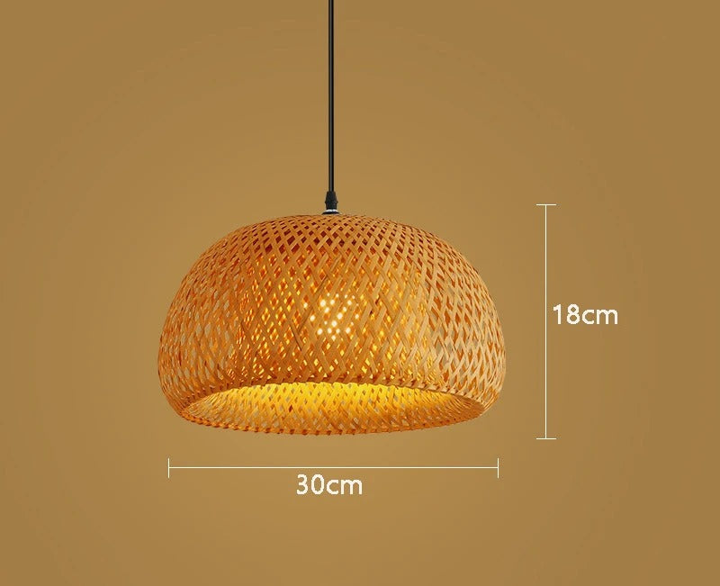 Bamboo-Lampe Handgestrickt Chinesischer Stil Weben | Brehn