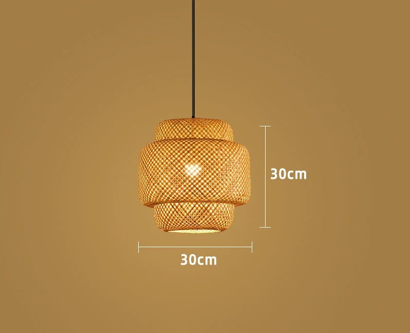 Bamboo-Lampe Handgestrickt Chinesischer Stil Weben | Brehn