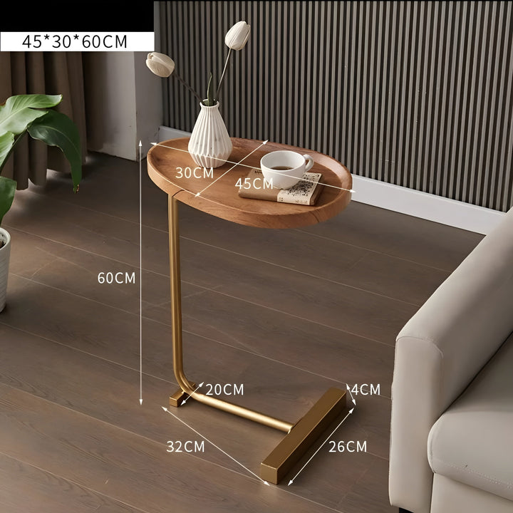 Kleinere rollbare Kaffeetisch – Stilvoll und vielseitig | Kompakt für Zuhause, Hotel oder Gästezimmer | Brehn