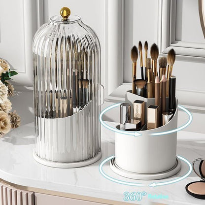 Brehn | SpinGlam - 360° Organizer - Drehbar - Praktisch - Stylisch - Für deine Make-up-Pinsel
