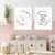 Loving Koala Mutter & Baby Girlande - Canvas Wandkunst Druck