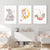 Mama und Baby-Hase niedlich - Leinwand Wandkunst Druck