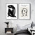 Vintage-Matisse-Linienfigur (Europäischer Stil) – Leinwanddruck