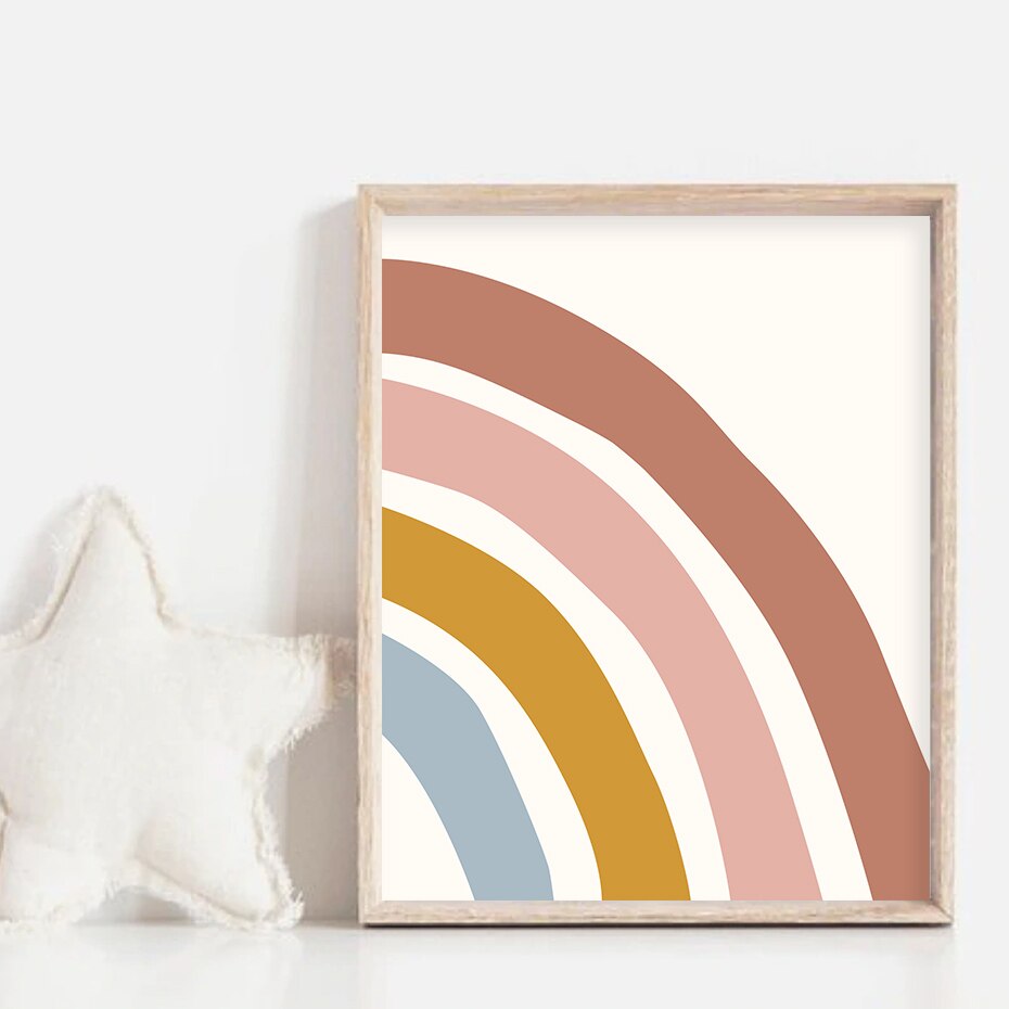 Let's Chase Rainbows Kids - Leinwand Wandkunst Druck