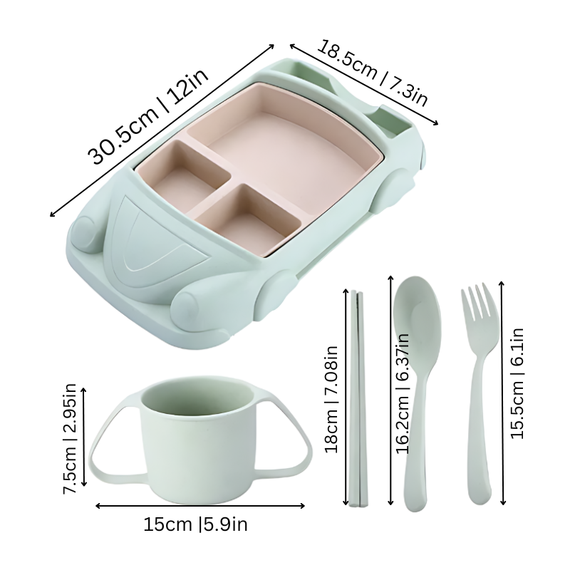 Brehn | Kinder Besteckset und Geschirr