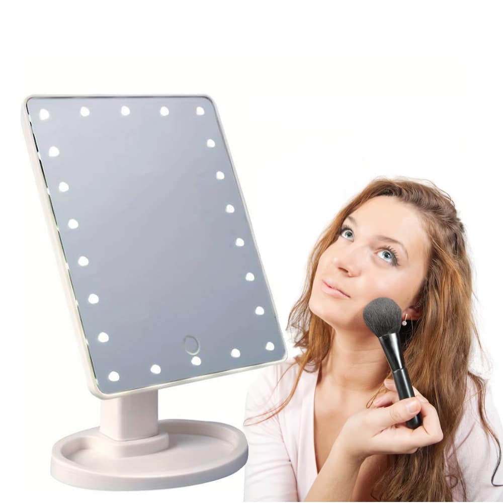 Schminkspiegel mit LED-Licht und Touch-Screen | Brehn