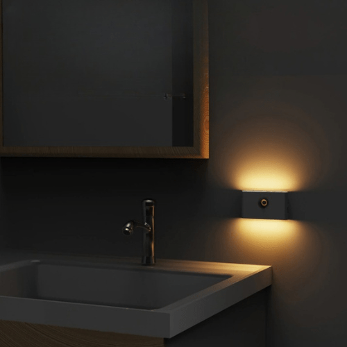 Kabellose LED-Nachtlichter mit Bewegungssensor | USB-Aufladung | Sanftes, warmes Licht