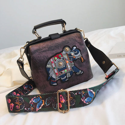 Bestickte Mandala Schultertasche – Leichtes Multi-Use Bohemian Design | Brehn