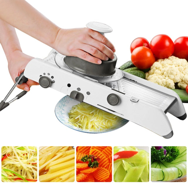 Mandoline Schneider Slicer Professioneller Reibe Mit Verstellbaren Klingen | Brehn