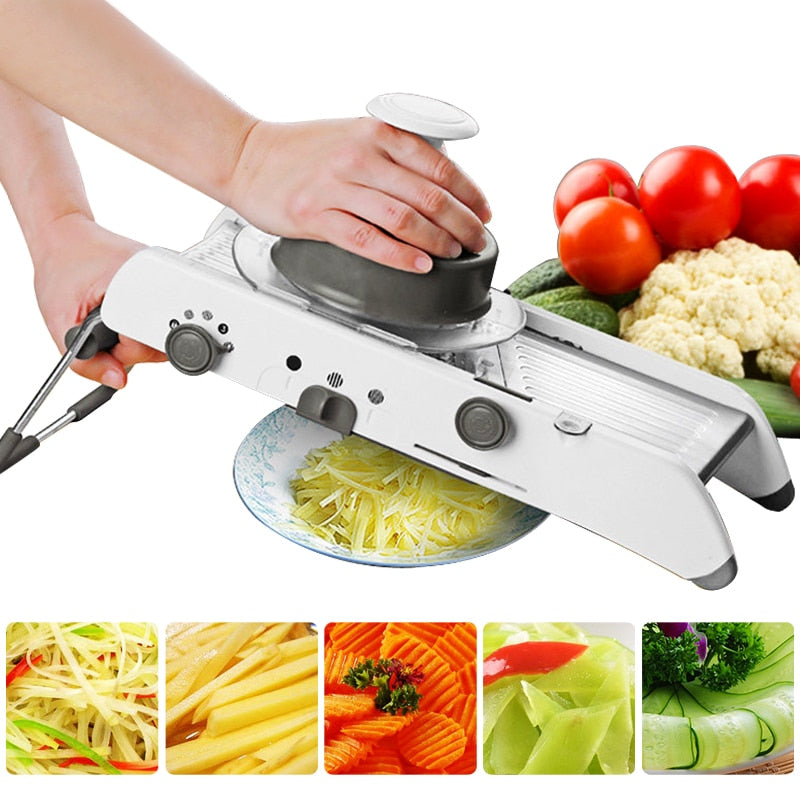 Mandoline Schneider Slicer Professioneller Reibe Mit Verstellbaren Klingen | Brehn
