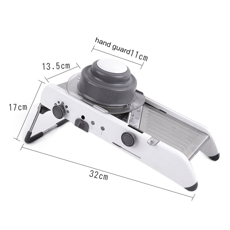 Mandoline Schneider Slicer Professioneller Reibe Mit Verstellbaren Klingen | Brehn