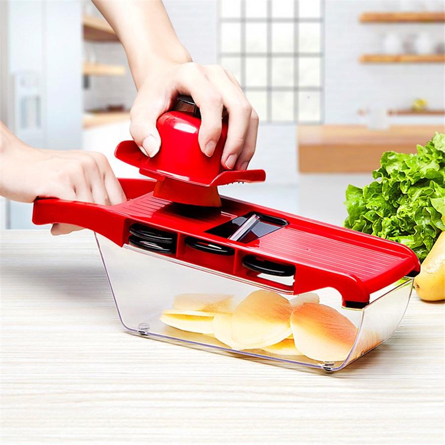Mandoline-Gemüseschneider mit Edelstahlklingen | Brehn