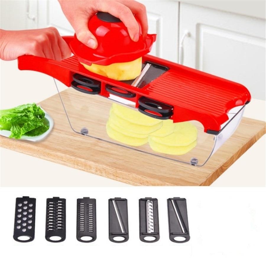Mandoline-Gemüseschneider mit Edelstahlklingen | Brehn