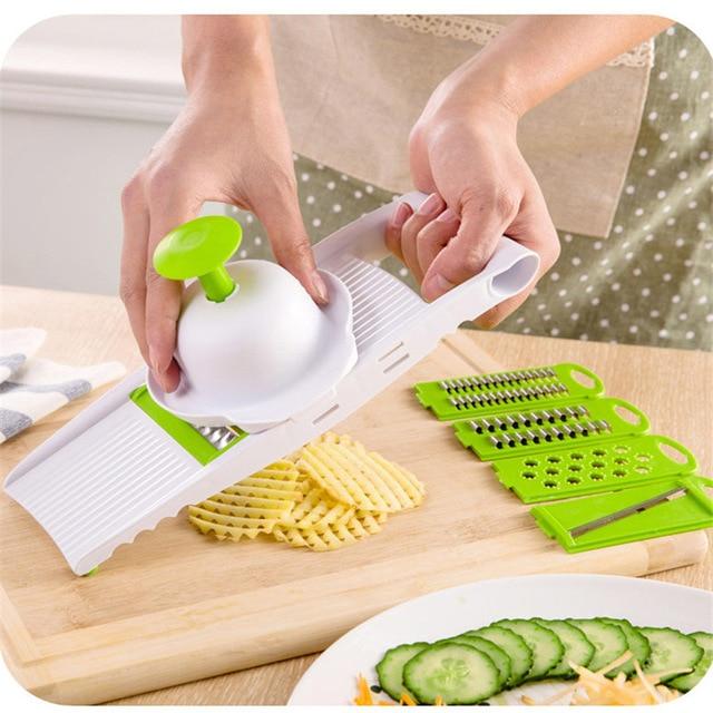 Mandoline-Gemüseschneider mit Edelstahlklingen | Brehn