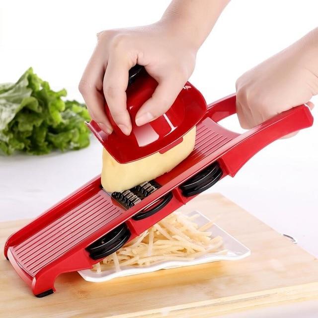 Mandoline-Gemüseschneider mit Edelstahlklingen | Brehn