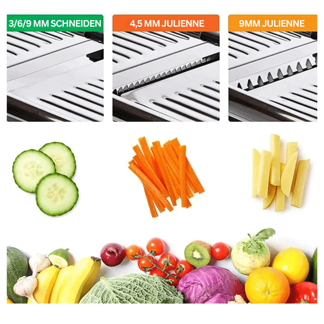 ProLine Sharp Cutter – Verstellbarer Mandolinenschneider für Gemüse und Früchte | Brehn
