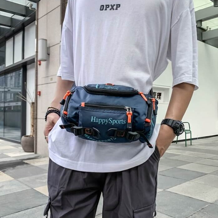 Wasserabweisende Herren Hüft- und Umhängetasche – Vielseitiger Reise- und Outdoor-Rucksack | Brehn