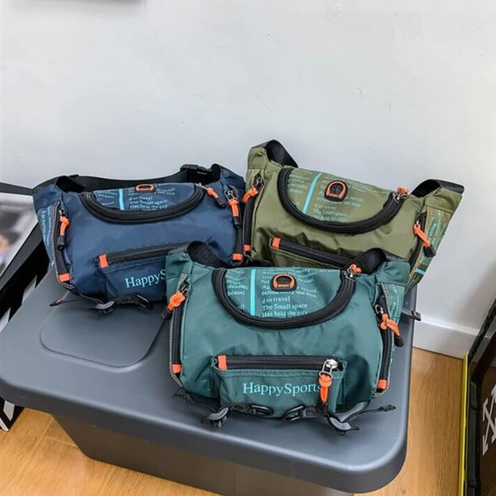 Wasserabweisende Herren Hüft- und Umhängetasche – Vielseitiger Reise- und Outdoor-Rucksack | Brehn