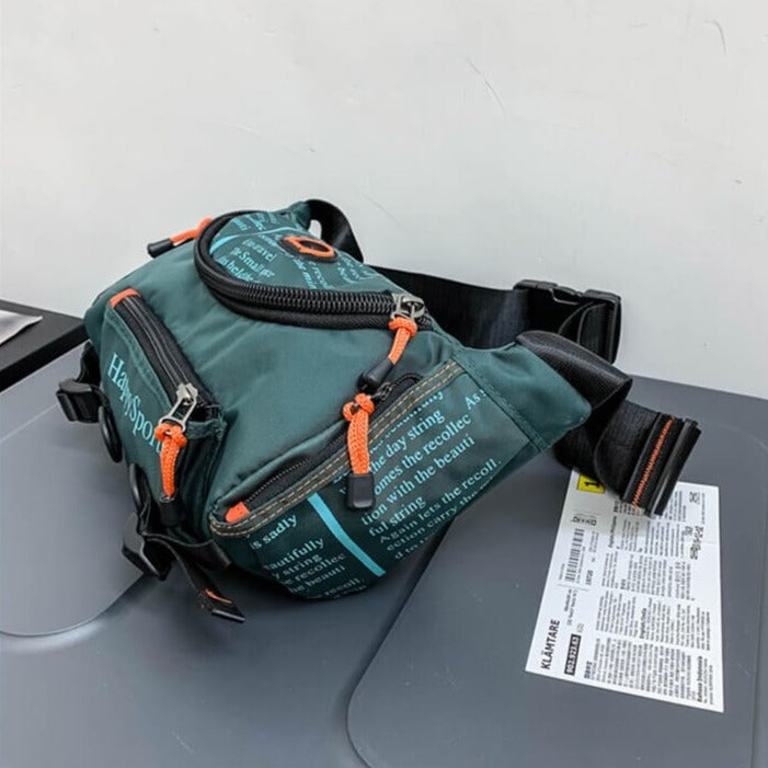 Wasserabweisende Herren Hüft- und Umhängetasche – Vielseitiger Reise- und Outdoor-Rucksack | Brehn