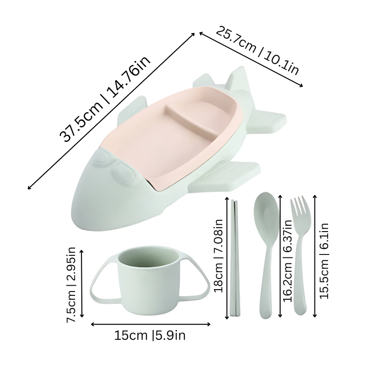Brehn | Kinder Besteckset und Geschirr
