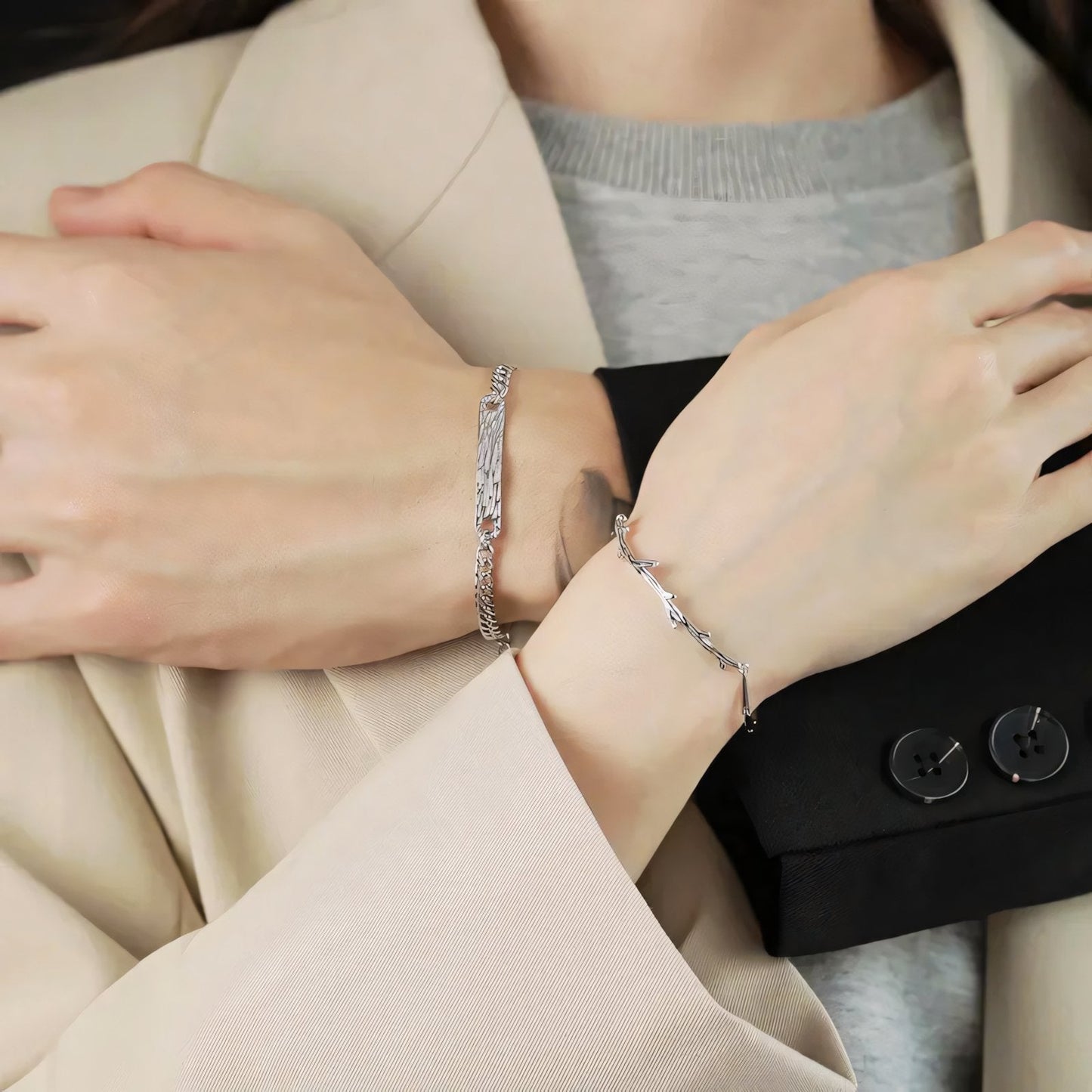 Brehn | Passende Verwurzelte Liebe Armbänder