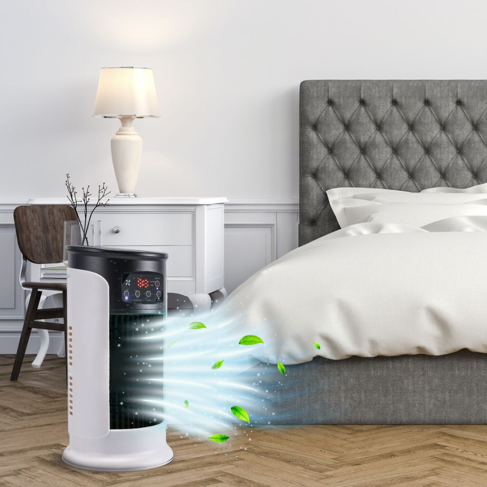 Tragbare Klimaanlage | Fensterlos, energieeffizient und ideal für den Einsatz im Home Office und im Wohnheim | Brehn