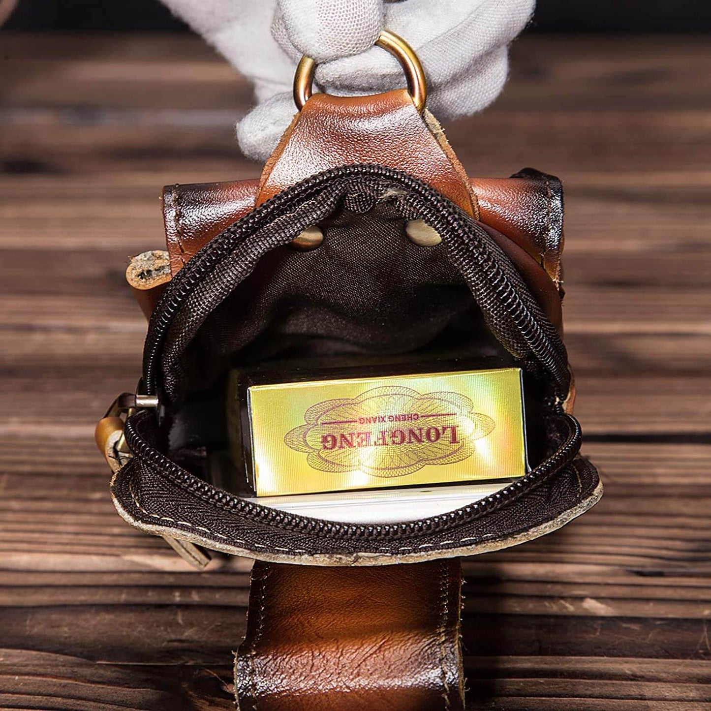 Hochwertige Herren-Bauchtasche aus Leder – Guardian Leather