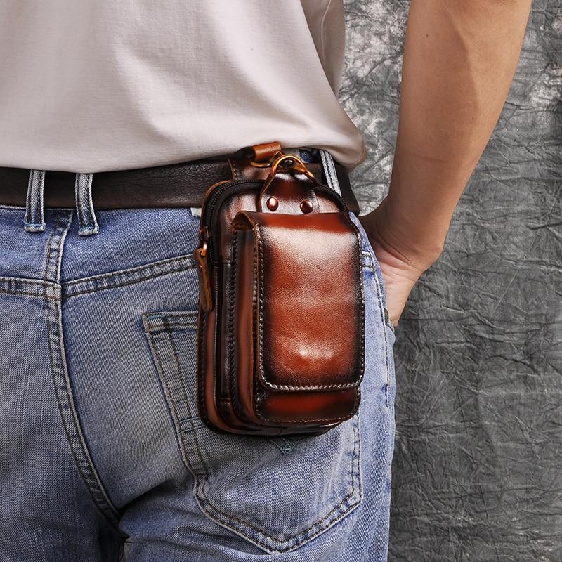 Hochwertige Herren-Bauchtasche aus Leder – Guardian Leather