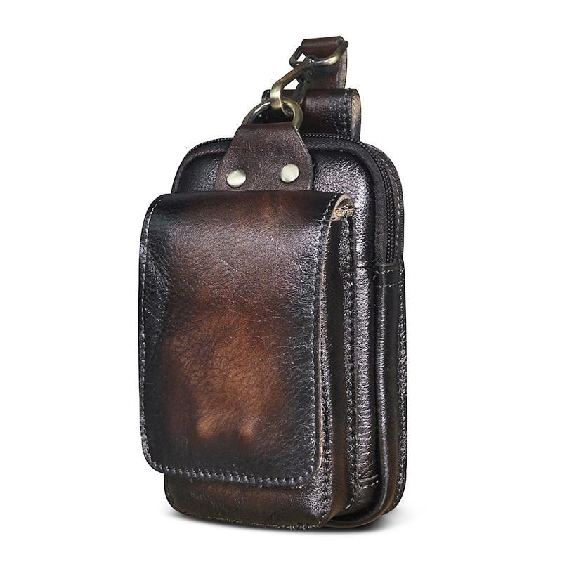 Hochwertige Herren-Bauchtasche aus Leder – Guardian Leather