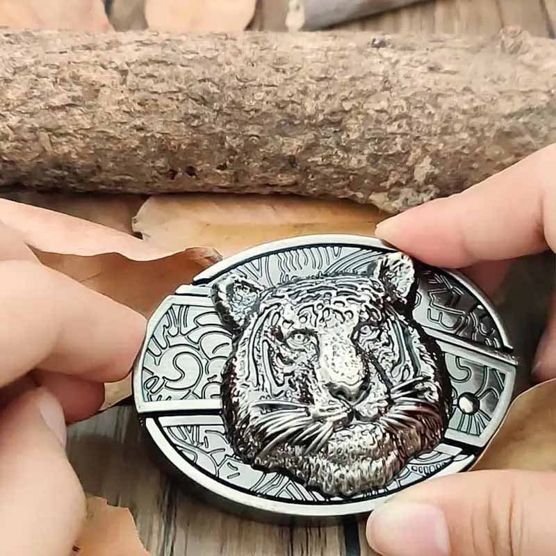 Brehn | Metall Oval Cowboys Gürtelschnalle