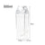 Milchkarton-Wasserflasche Kunststoff Quadrat Transparent Getränkespeicherung | Brehn