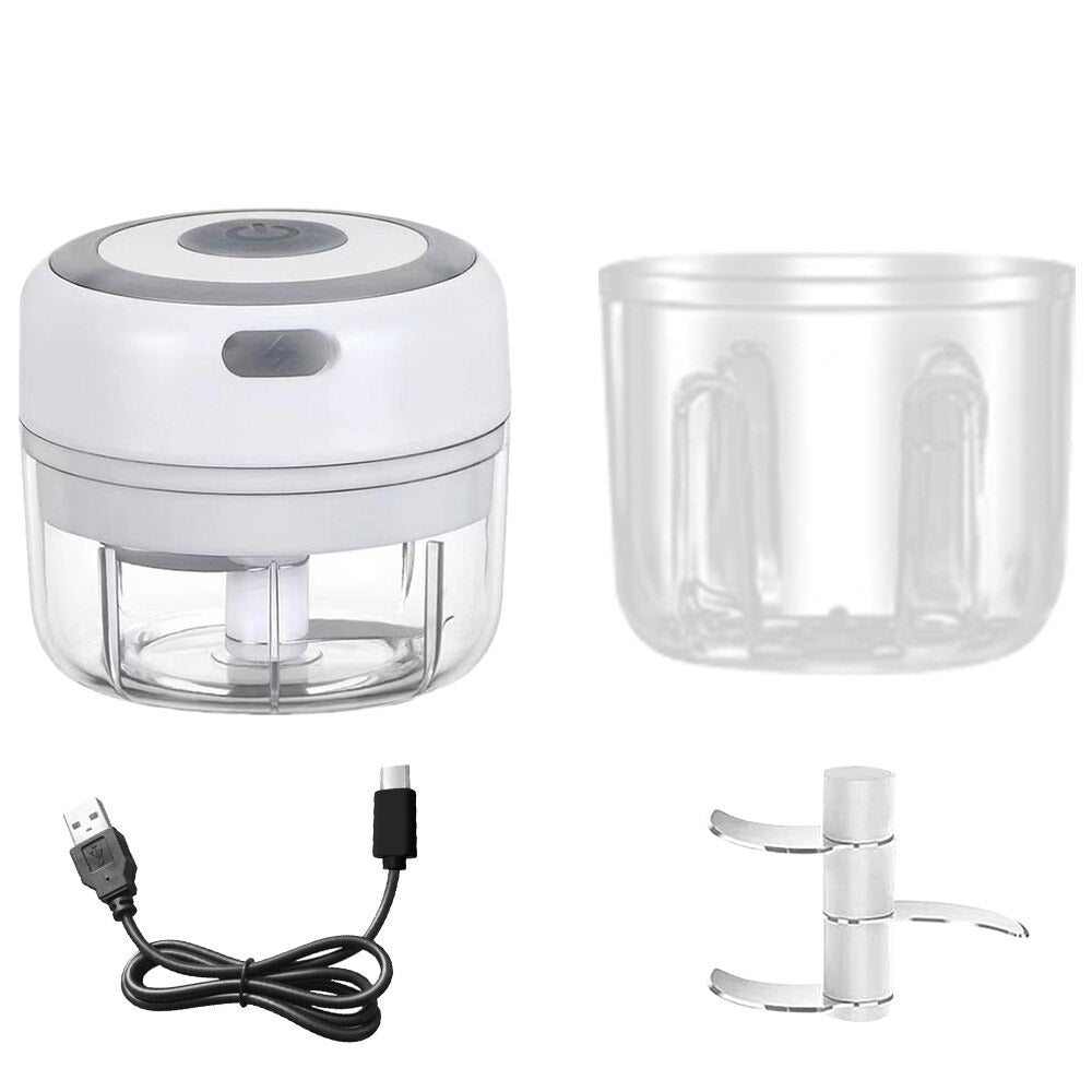 Mini Elektrische Knoblauch USB-Ladung Ingwer Stampfer Zerkleinerer Maschine | Brehn