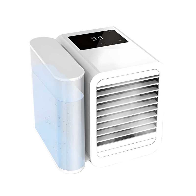 MicroCool Mini Klimaanlage Tragbarer Verdunstungsschwamm-Kühler mit 1000ml Wassertank | Brehn