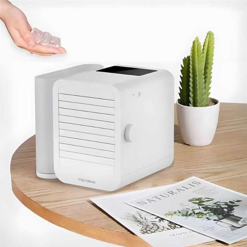 MicroCool Mini Klimaanlage Tragbarer Verdunstungsschwamm-Kühler mit 1000ml Wassertank | Brehn