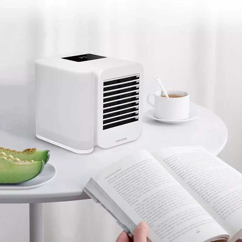MicroCool Mini Klimaanlage Tragbarer Verdunstungsschwamm-Kühler mit 1000ml Wassertank | Brehn