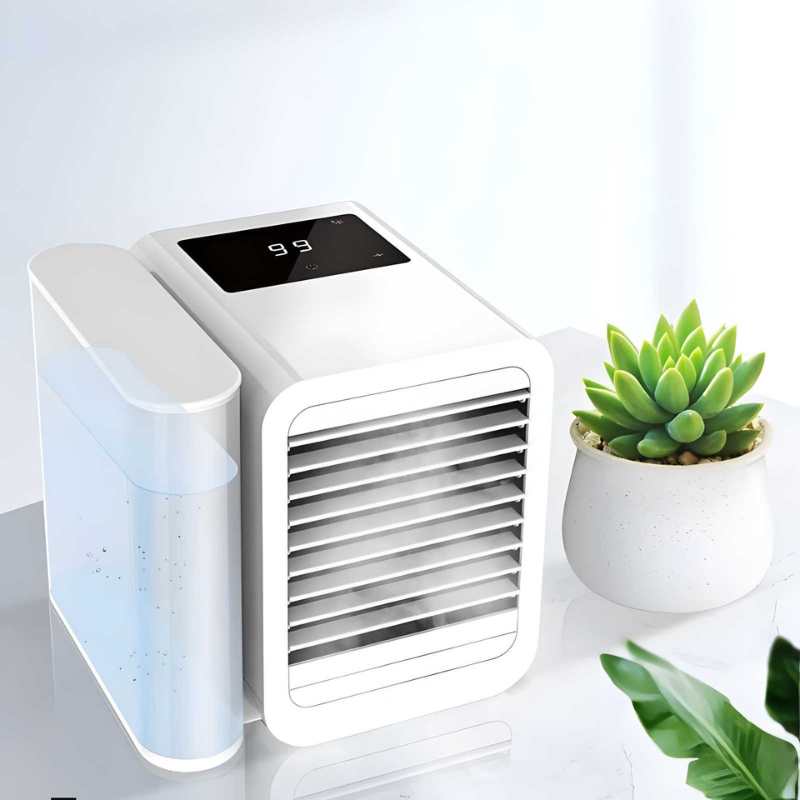 MicroCool Mini Klimaanlage Tragbarer Verdunstungsschwamm-Kühler mit 1000ml Wassertank | Brehn