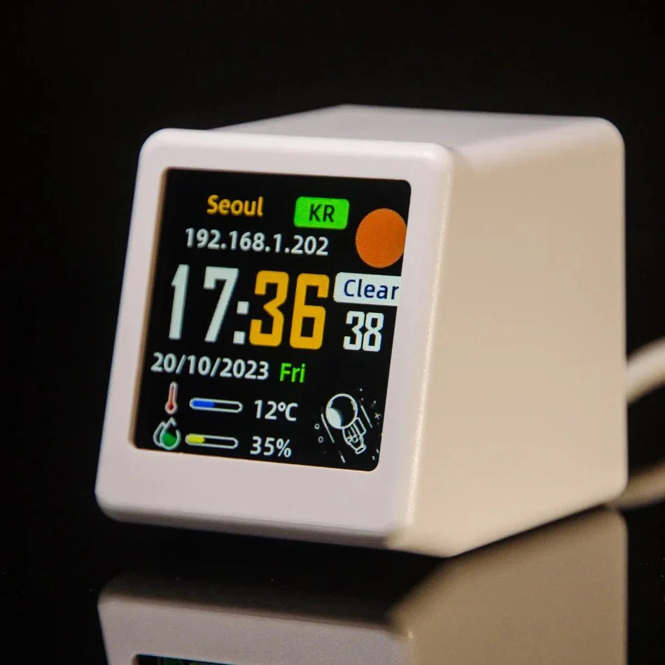 Mini Smart WIFI Multifunktionsuhr in stilvollem Kunststoff | Brehn