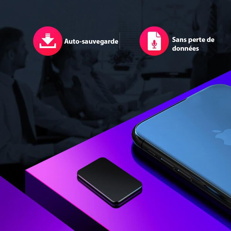 Ultradünner Mini-Audiorecorder – Diskrete, tragbare Aufnahmen mit langer Akkulaufzeit