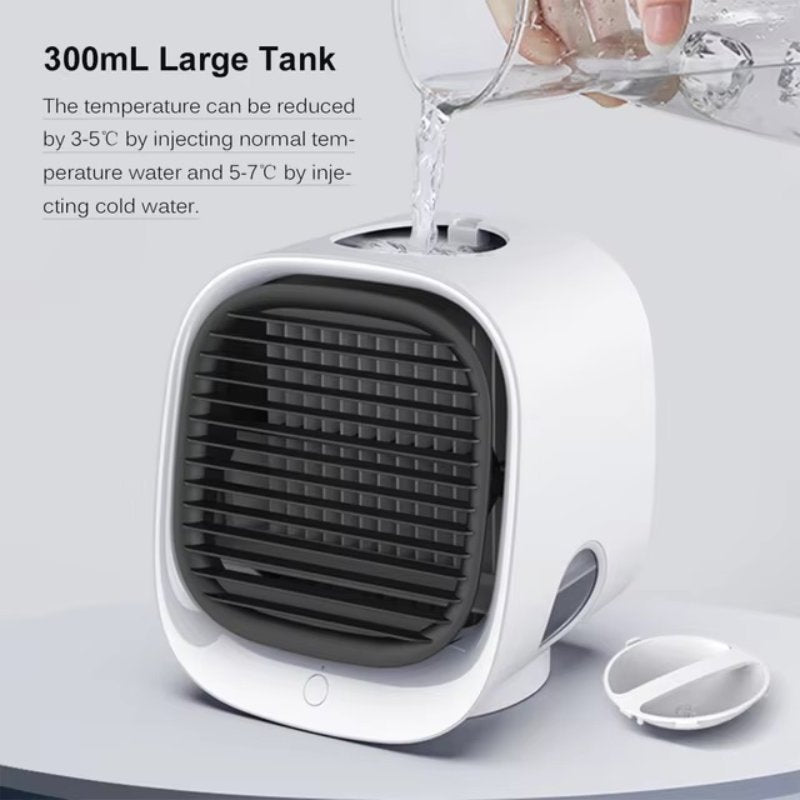 3-in-1 Mini-Klimaanlage mit Kühlung, Befeuchtung & Luftreinigung | Brehn