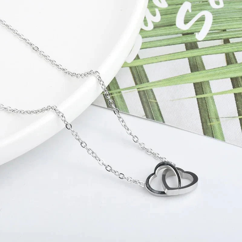 Brehn | Minimal Love Lock Herz Halskette