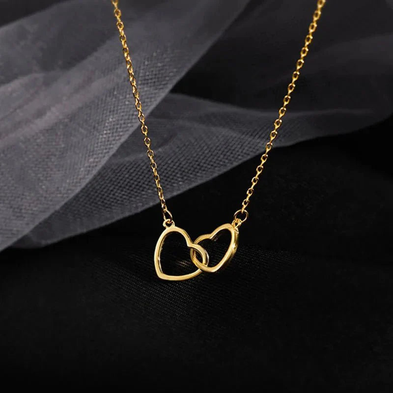 Brehn | Minimal Love Lock Herz Halskette