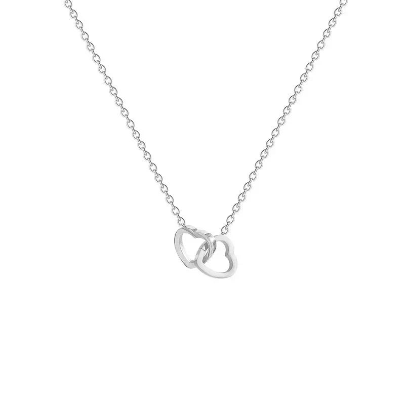 Brehn | Minimal Love Lock Herz Halskette