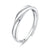 Brehn | Minimal Wave Textured Paare Ringe