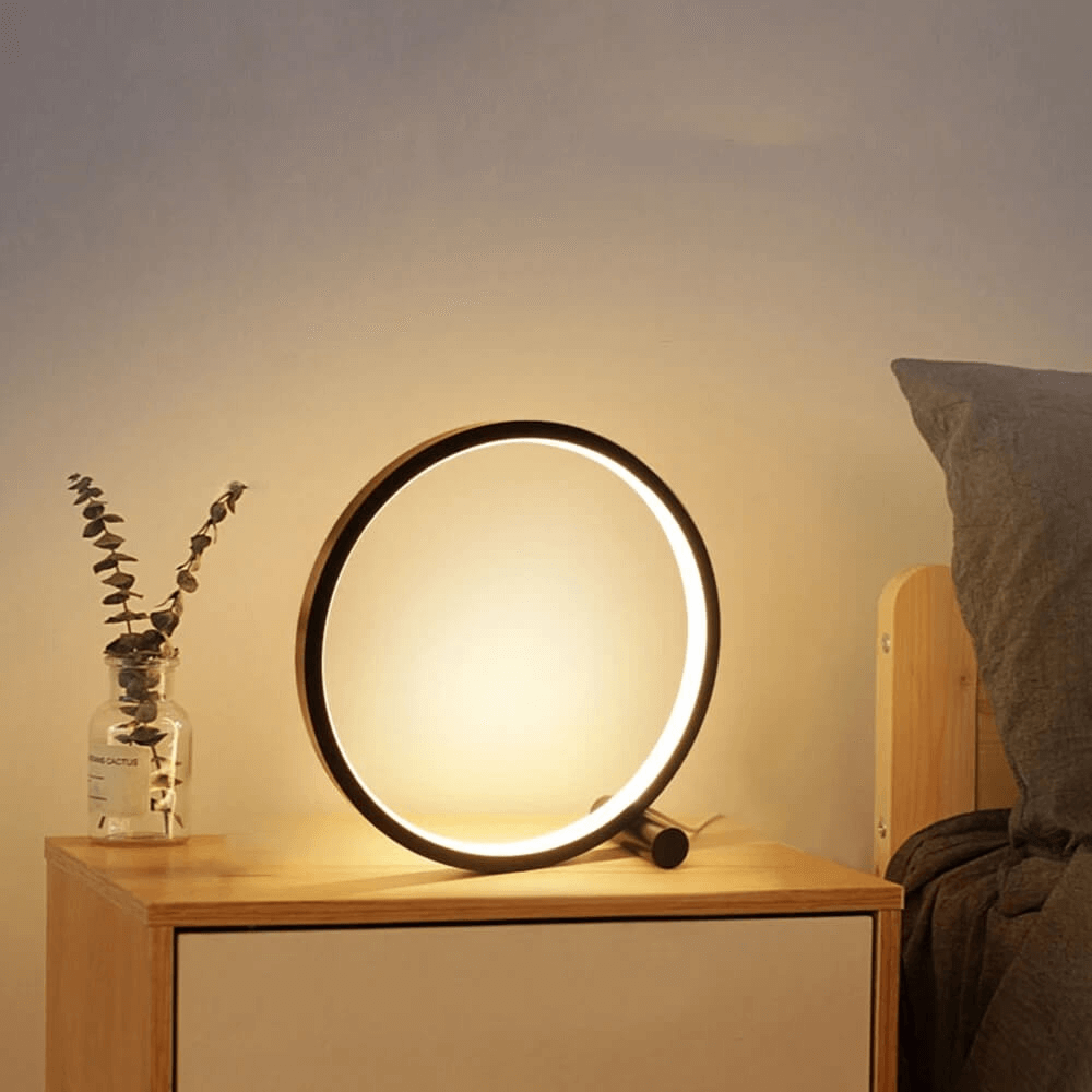 Brehn | Minimalistische Dimmbare Tischlampe - EclipseAura Lampe