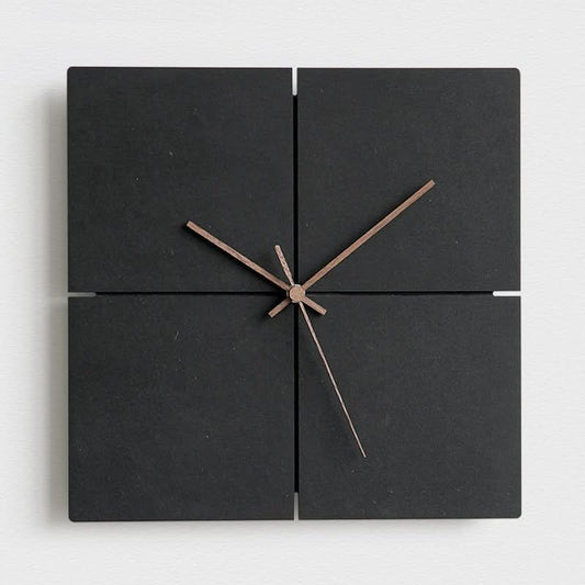 Geräuschlose, moderne Wanduhr – 30 cm (12 Zoll) dekoratives MDF-Design