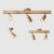 Holz Deckenlampe verstellbar mit warmem Licht und minimalistischem Design | Brehn