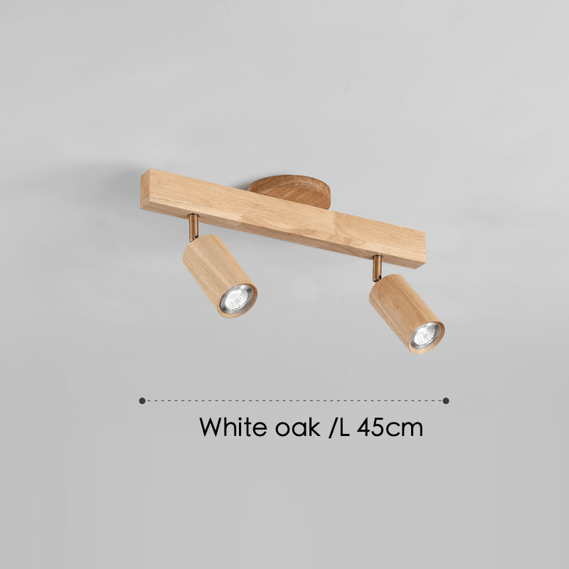 Holz Deckenlampe verstellbar mit warmem Licht und minimalistischem Design | Brehn