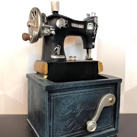 Vintage Nähmaschinen-Dekoration